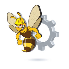 Bee Mascot Design
