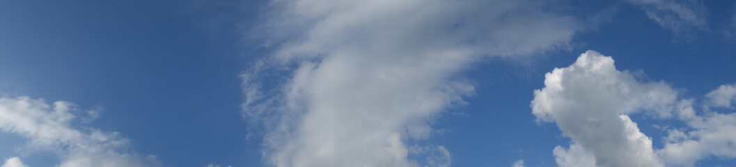 Clouds in the blue sky