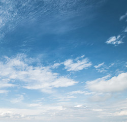 Naklejka na ściany i meble Sky and clouds tropical panorama