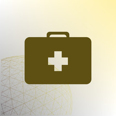 First aid vector icon