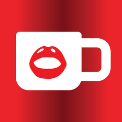 Coffee Cup And Lip