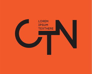 CTN Monogram design