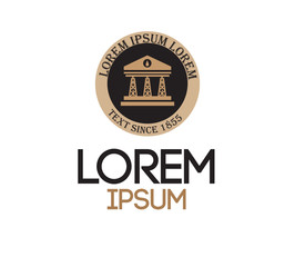 Obraz premium Drilling company design logo