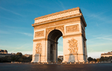 Fototapeta na wymiar The Triumphal Arch , Paris, France.