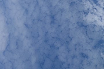 Clouds in the blue sky