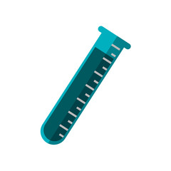 Laboratory tube icon. Medical and health care theme. Isolated design. Vector illustration