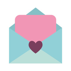 love letter isolated icon vector illustration design