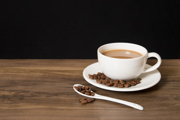 coffee cup on table