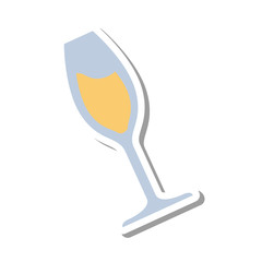 wine glass isolated icon vector illustration design