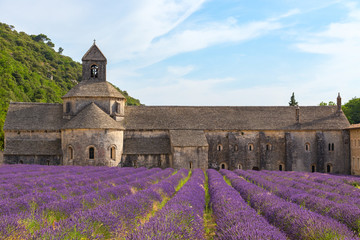 An ancient monastery Abbaye Notre-Dame de Senanque