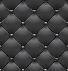 Black royal upholstery seamless background