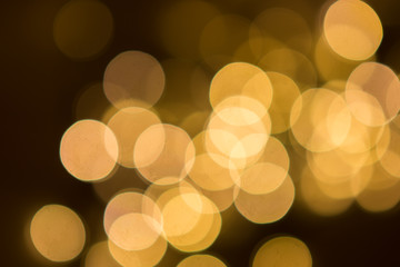 Bokeh, desenfoque de luces de navidad horizontal