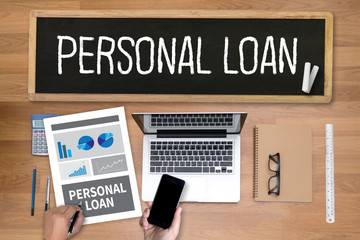 PERSONAL LOAN money with bank employees approve contract
