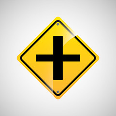 Obraz premium signal traffic yellow icon graphic vector illustration eps 10