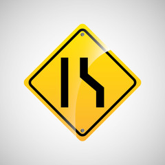 signal traffic yellow icon graphic vector illustration eps 10