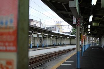 Fototapeta premium 駅のホーム