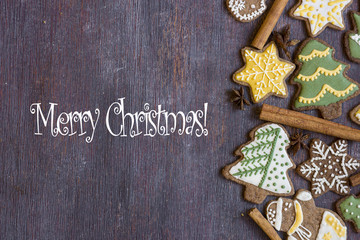 Merry Christmas postcard