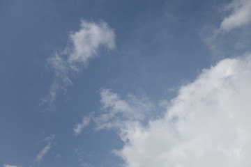 Clouds in the blue sky