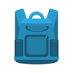 school bag isolated icon vector illustration design