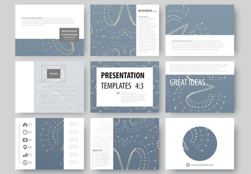 Presentation Slides with a Constellation Design Element 1