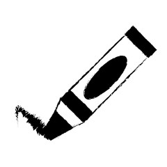 crayon school supply isolated icon vector illustration design