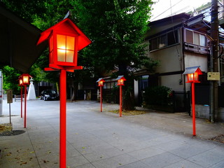 神社前