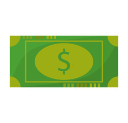 bill money dollar isolated icon vector illustration design