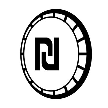 Israeli shekel isolated icon vector illustration design