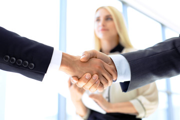 Business handshake