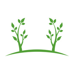 Vector abstract illustration - eco lifestyle concept