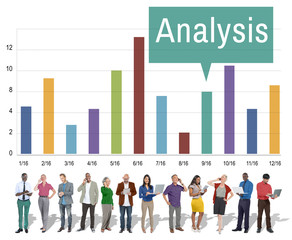 Analysis Analytics Graph Growth Statistics Concept