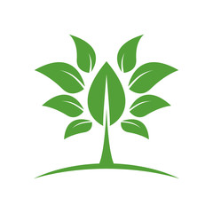 Vector abstract illustration - eco lifestyle concept