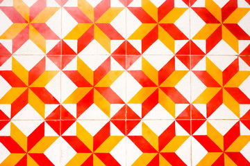 The Old natural stone mosaic tiles background