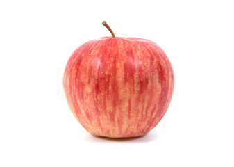 Red apple isolated on white background.Apple isolated.