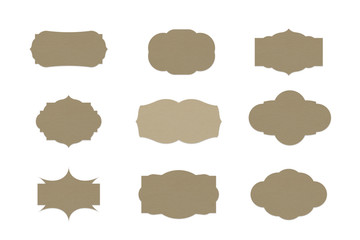 Vintage frame label , paper design for web ,Stickers, Tags