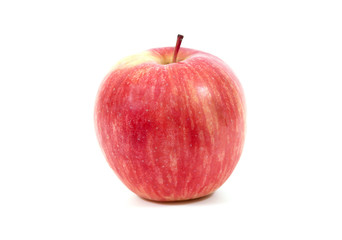 Red apple isolated on white background.Apple isolated.