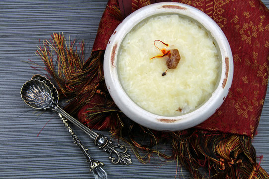 Sweet Rice Kheer Or Pudding