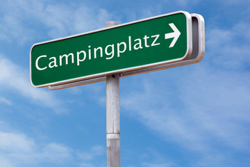 Schild 126 - Campingplatz