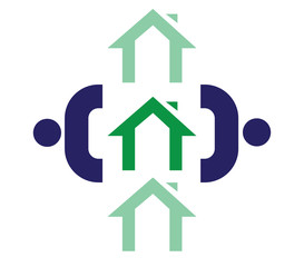 Family Icon Design With Home