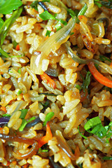 Pilaf with vegetables