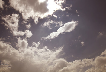 Sky and sun