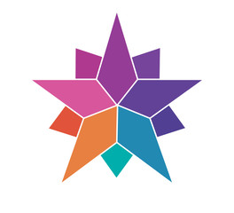 Colorful Star Logo