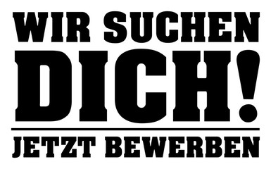 Wir suchen dich