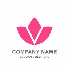 Obraz premium Beauty Crown Flower Jewellery Fashion Business Company Stock Vector Logo Design Template 