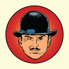 Retro European sleuth spy or detective