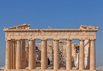 Fototapeta premium Parthenon temple on Acropolis of Athens
