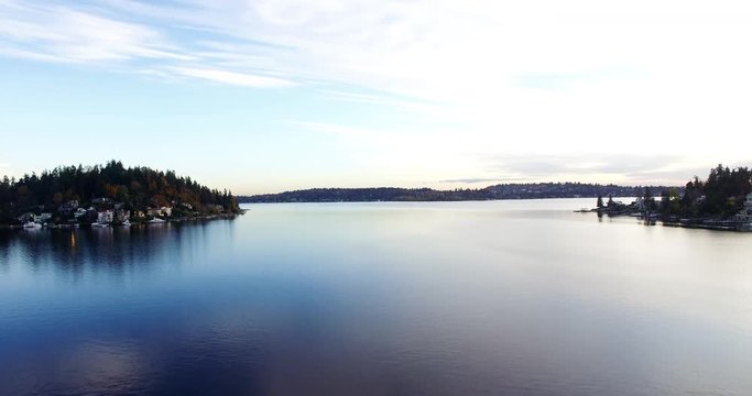 Bellevue Washington Meydenbauer Bay Aerial