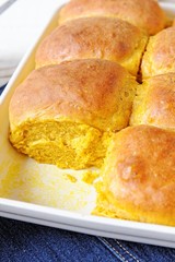Pumpkin buns 