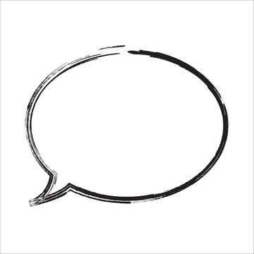 Bubble talk graphic illustration background | sign symbol communication isolated black and white