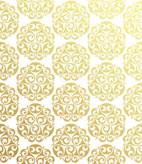 ancient golden celtic seamless pattern, vector